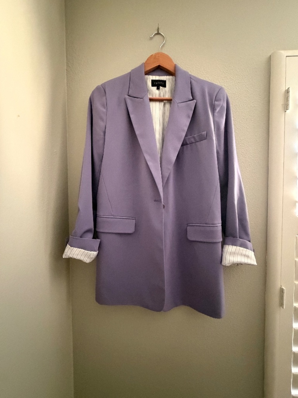 1.STATE Lavender Tailored Blazer Size 4